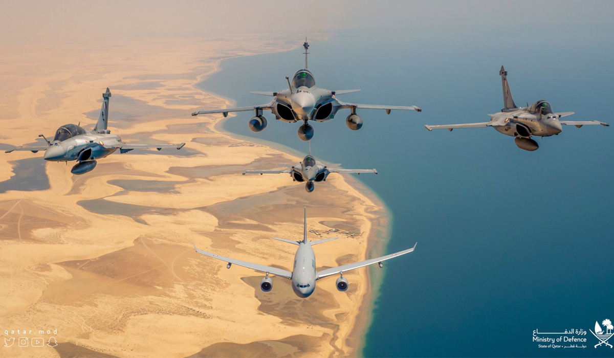 Qatar Amiri Air Forces conduct joint training with French PEGASE 23 Mission